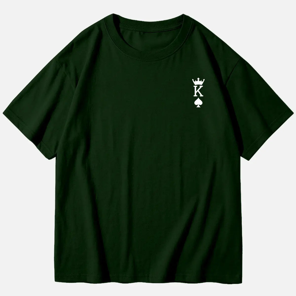 Custom King or Queen Letter Cotton Short Sleeve T-Shirt (Sold Individually) Eleven Oasis