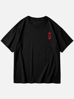 Custom King or Queen Letter Cotton Short Sleeve T-Shirt (Sold Individually) Eleven Oasis