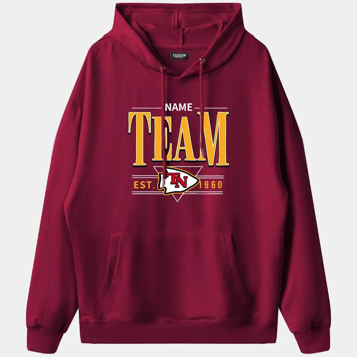 Custom Kansas City-Inspired Team Hoodie Eleven Oasis