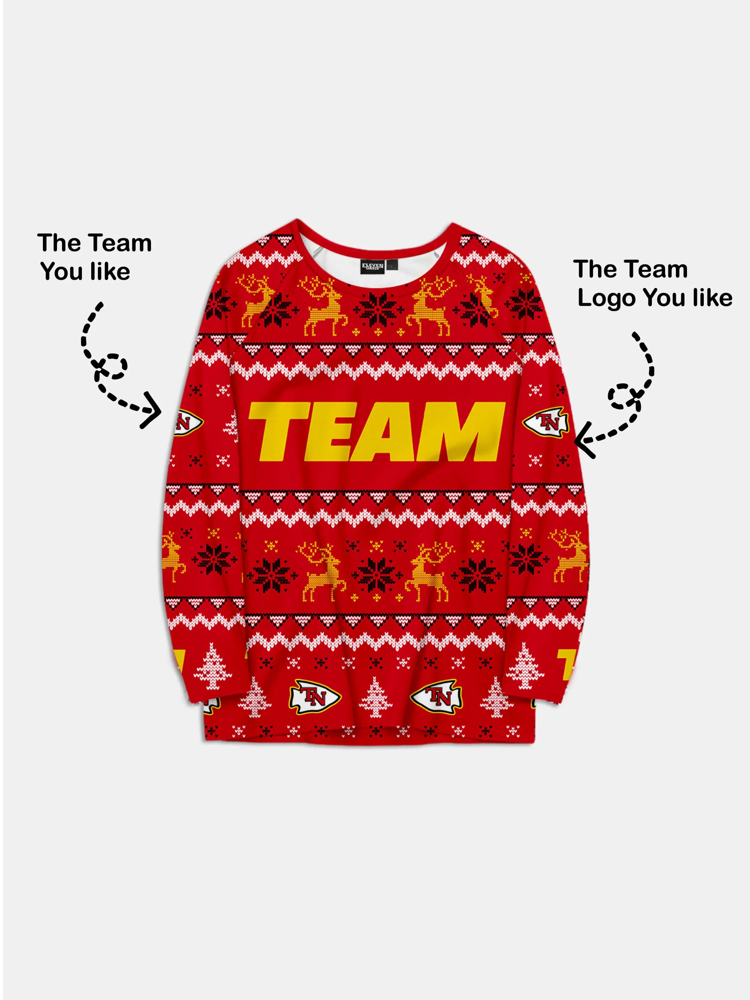 Custom American Football Team Pajama Set - Game Day Red Eleven Oasis