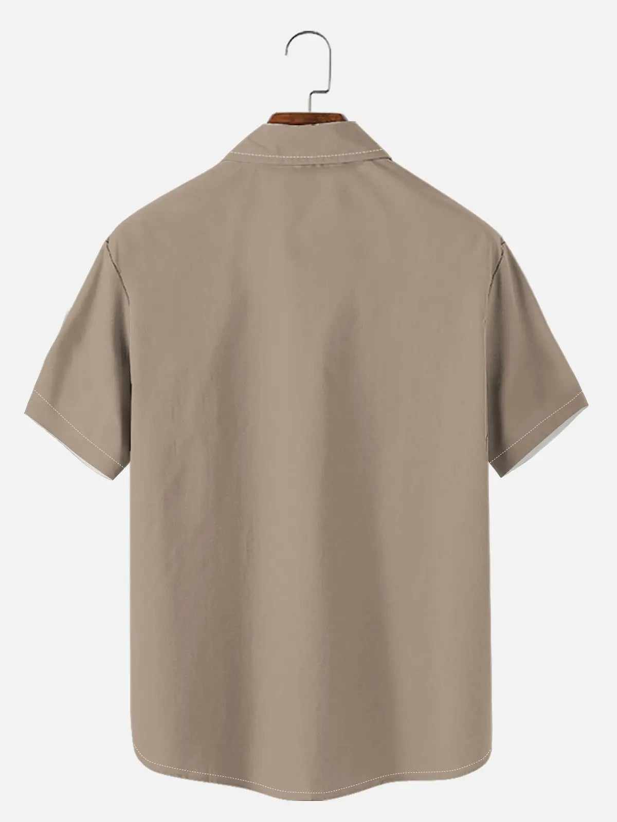 Men's Hawaiian Coconut Tree Oasis Short Sleeve Shirt ElevenOasis