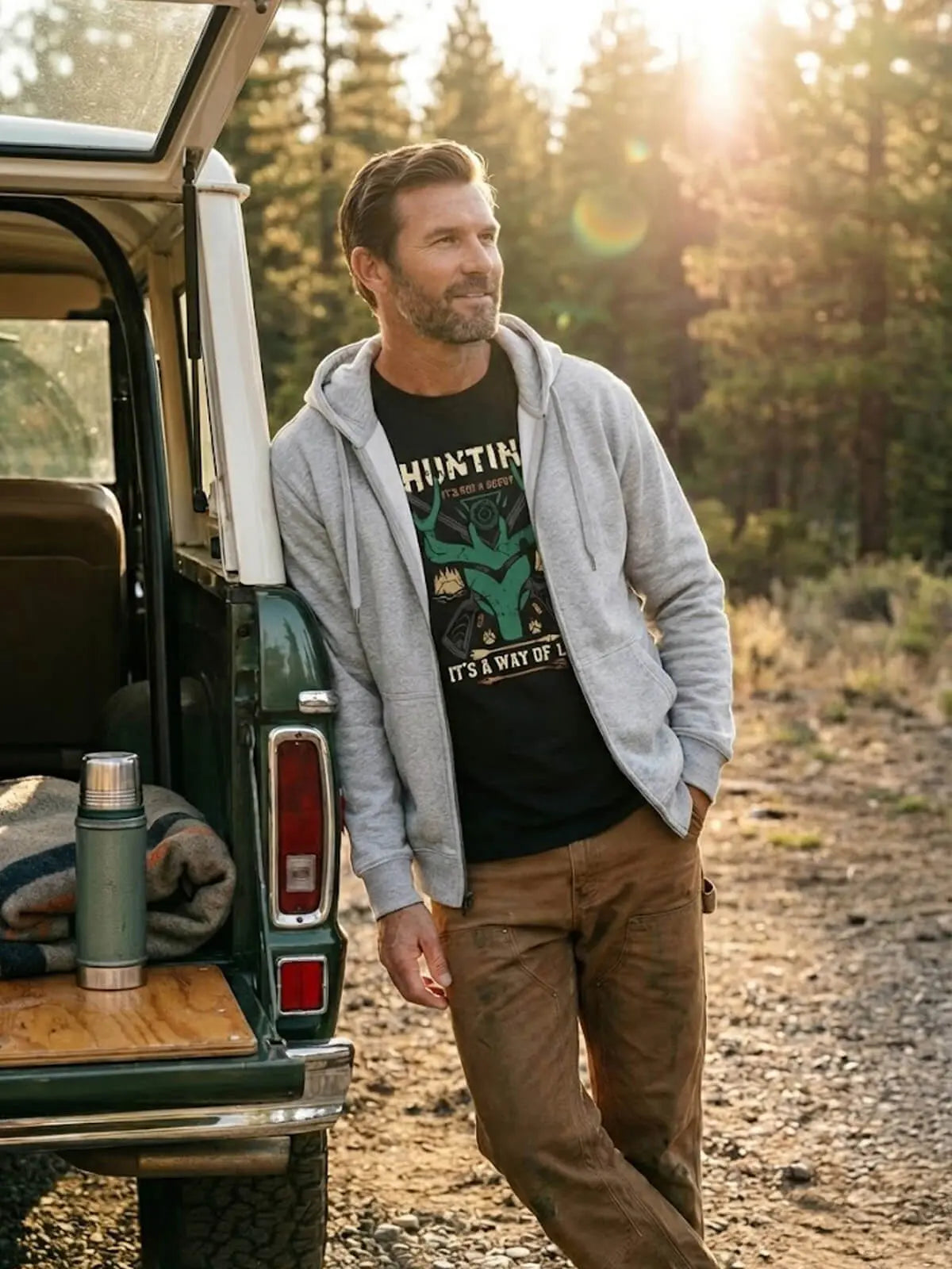 Men's Classic Cotton Zip-Up Hoodie Eleven Oasis