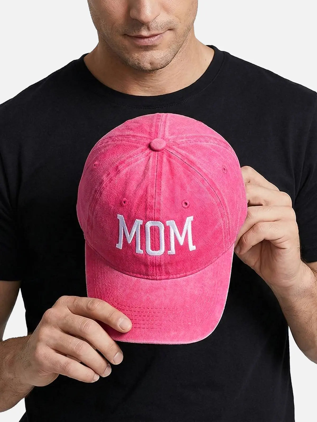 Mom Washed Cotton Baseball Cap ElevenOasis