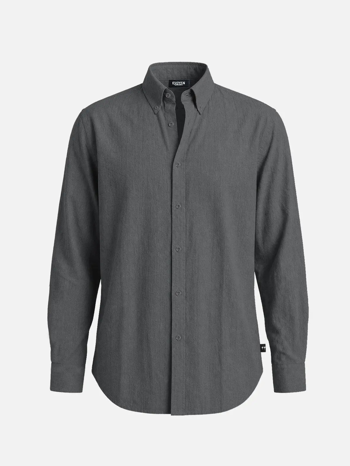 Men's 100% Cotton Button Down Long Sleeve Shirt ElevenOasis