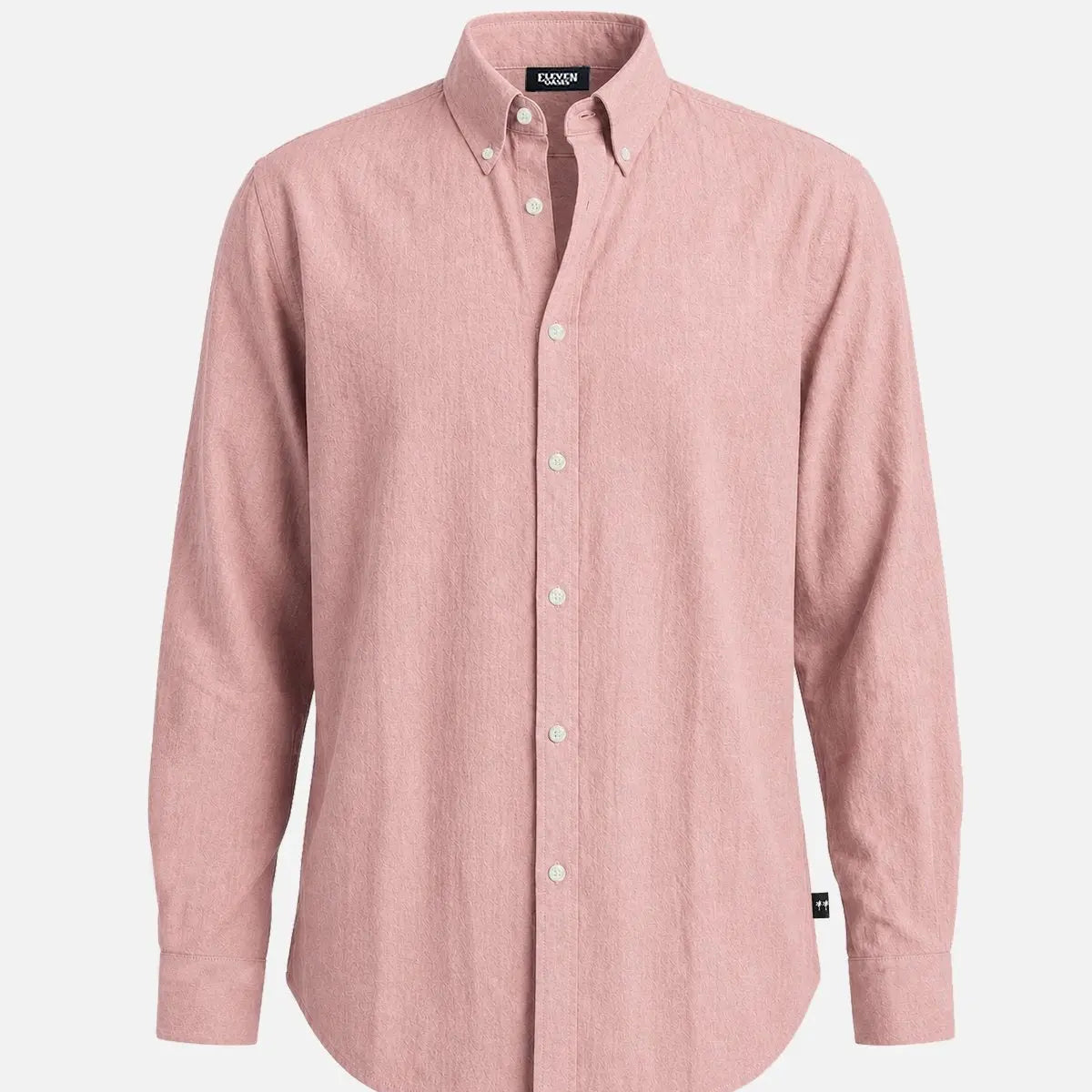 Men's 100% Cotton Button Down Long Sleeve Shirt ElevenOasis