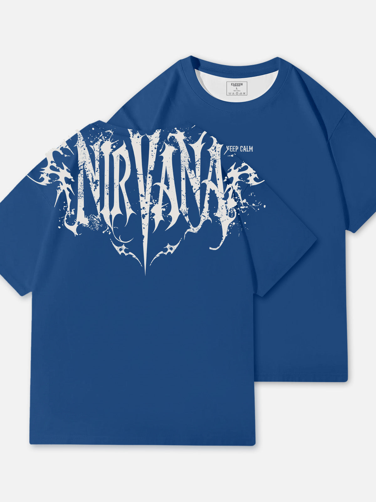 Nirvana Keep Calm Graphic T-Shirt Eleven Oasis