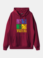 Nirvana Pop Art Smiley Logo Hoodie Eleven Oasis