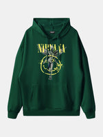 Nirvana In Utero Smiley Graphic Hoodie ElevenOasis
