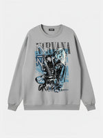 Nirvana Kurt Cobain Grunge Graphic Sweatshirt Eleven Oasis