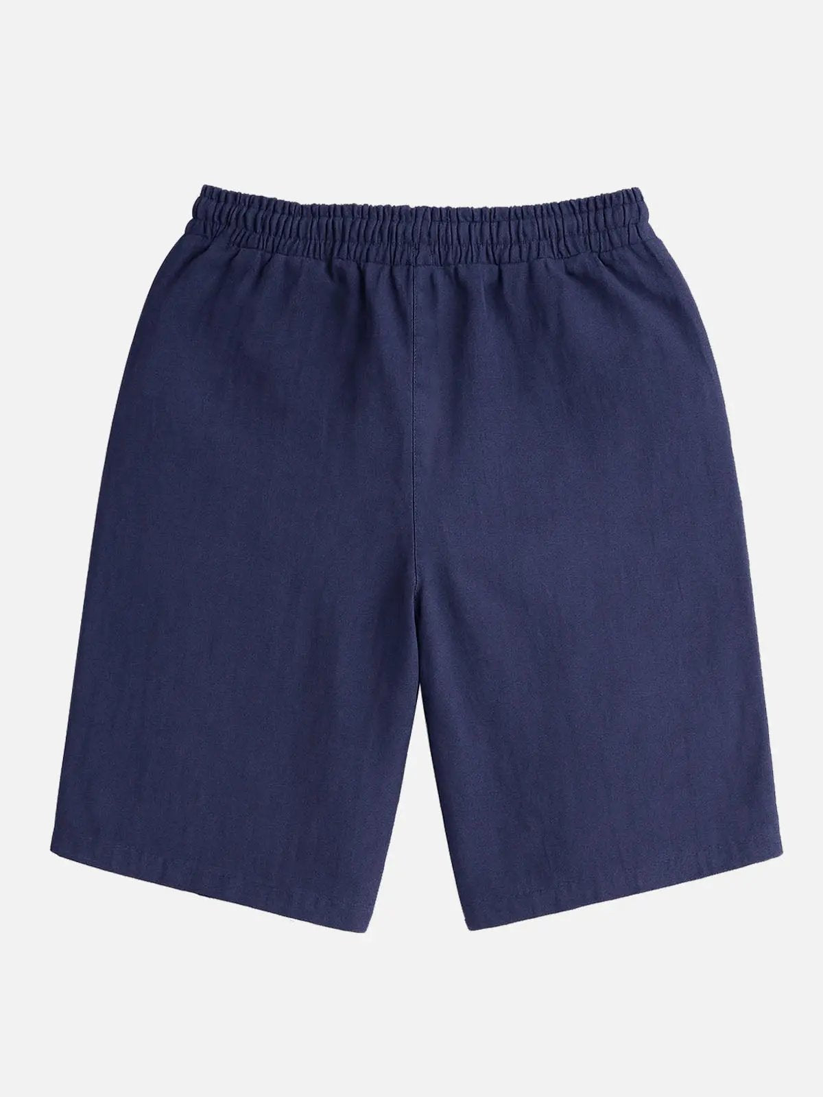 Men's Linen Blend Elastic Waist Shorts Eleven Oasis