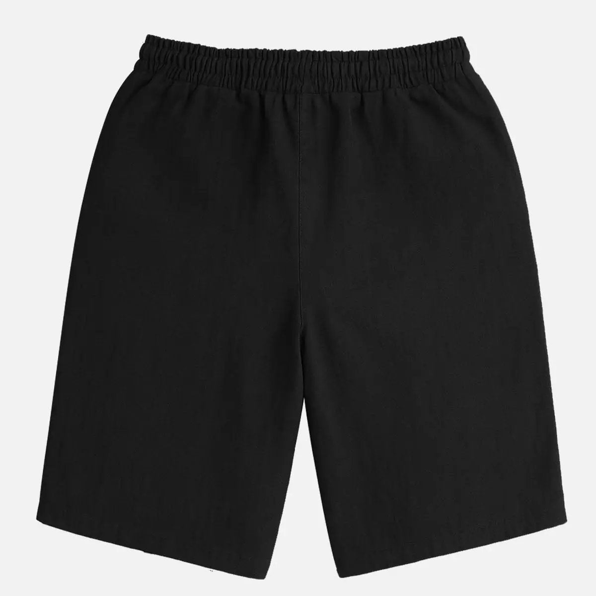 Men's Linen Blend Elastic Waist Shorts Eleven Oasis