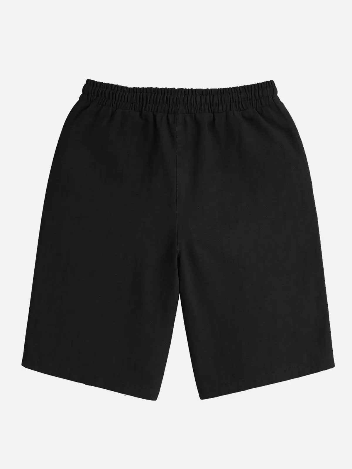 Men's Linen Blend Elastic Waist Shorts Eleven Oasis