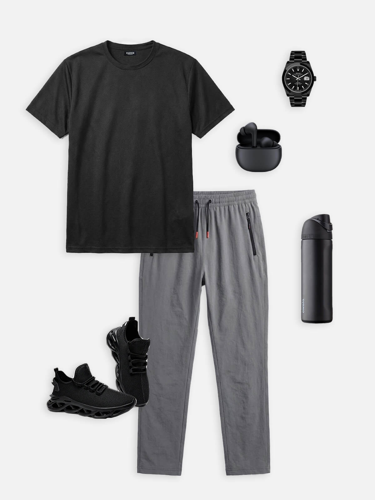 Men's Relaxed Fit Drawstring Jogger Pants ElevenOasis