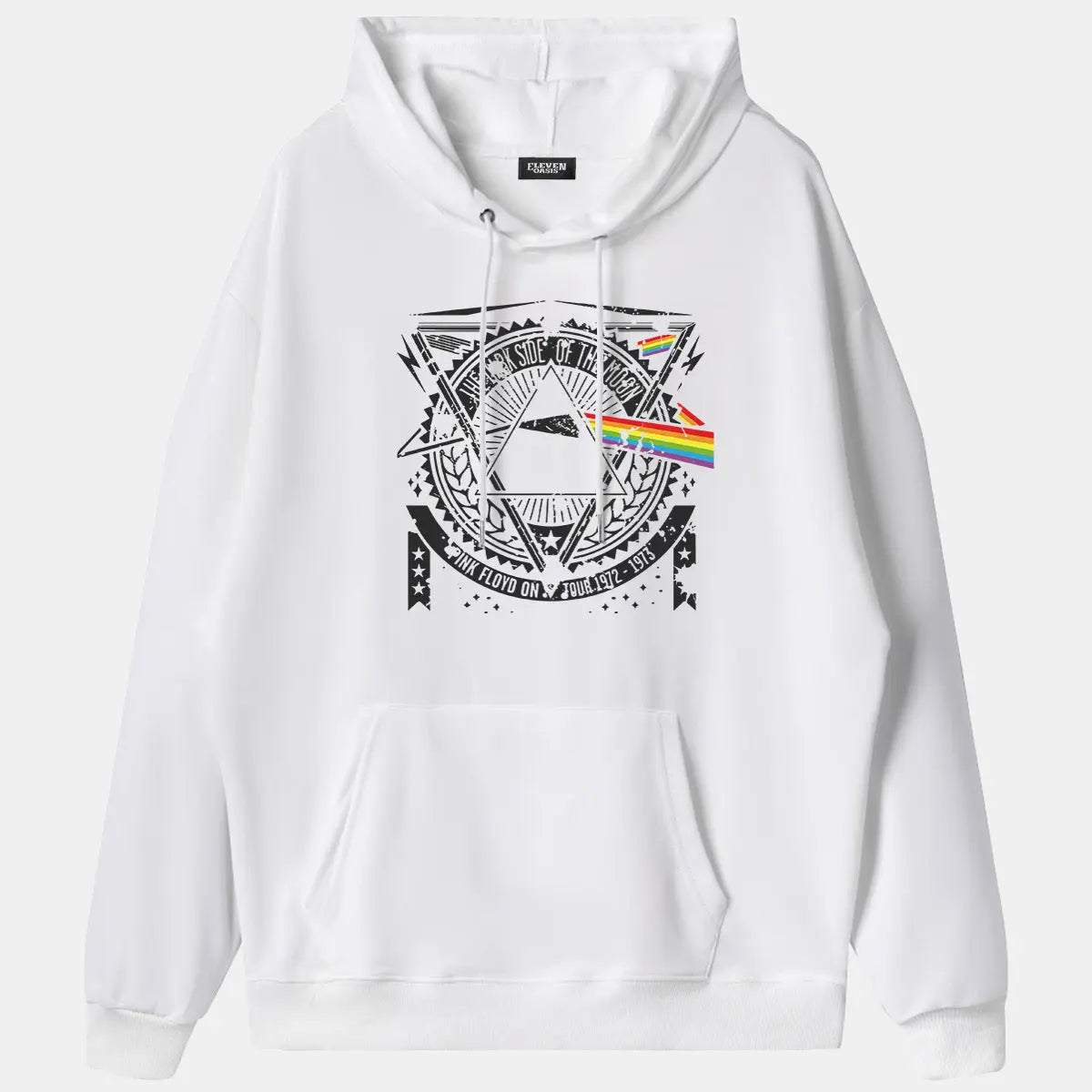 Pink Floyd "Dark Side of the Moon Tour '72-'73" Hoodie ElevenOasis