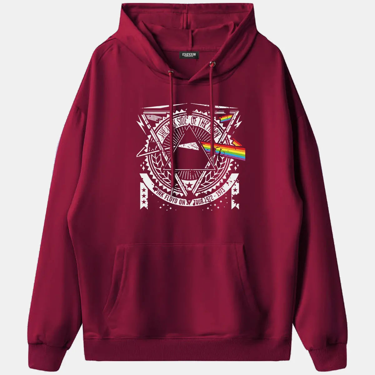Pink Floyd "Dark Side of the Moon Tour '72-'73" Hoodie ElevenOasis