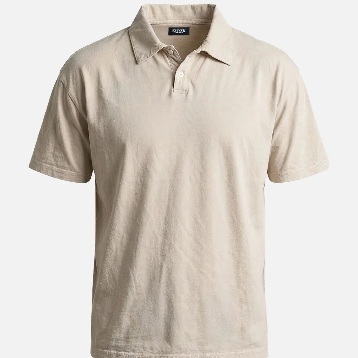 Men's Vintage Wash Short Sleeve Polo Shirt Eleven Oasis