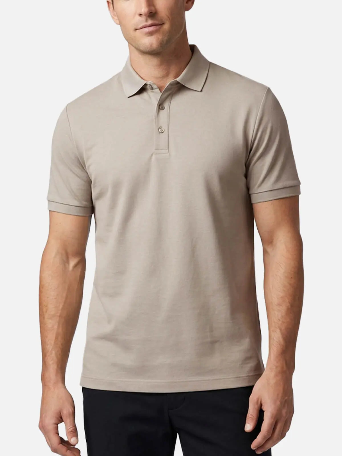 Men's Classic Everyday Cotton Blend Short Sleeve Polo Shirt ElevenOasis