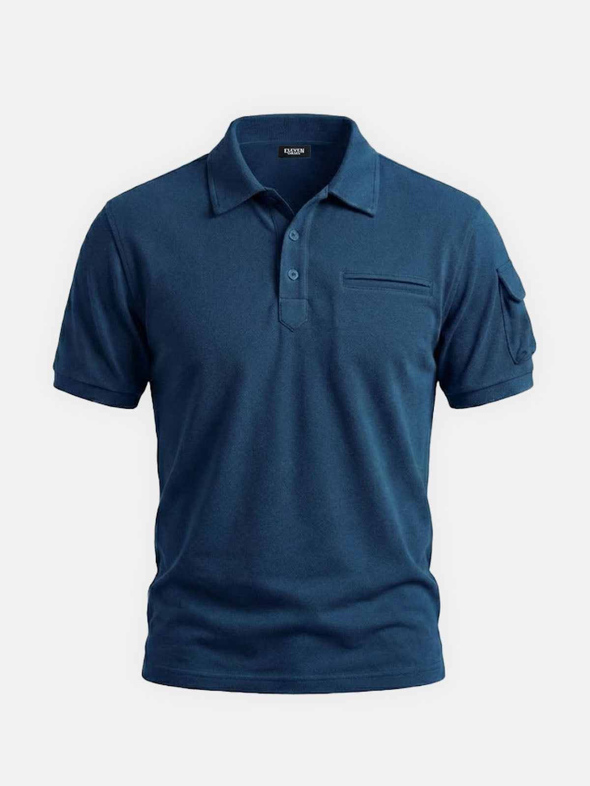 Men's Slim Fit Utility Polo Shirt Eleven Oasis