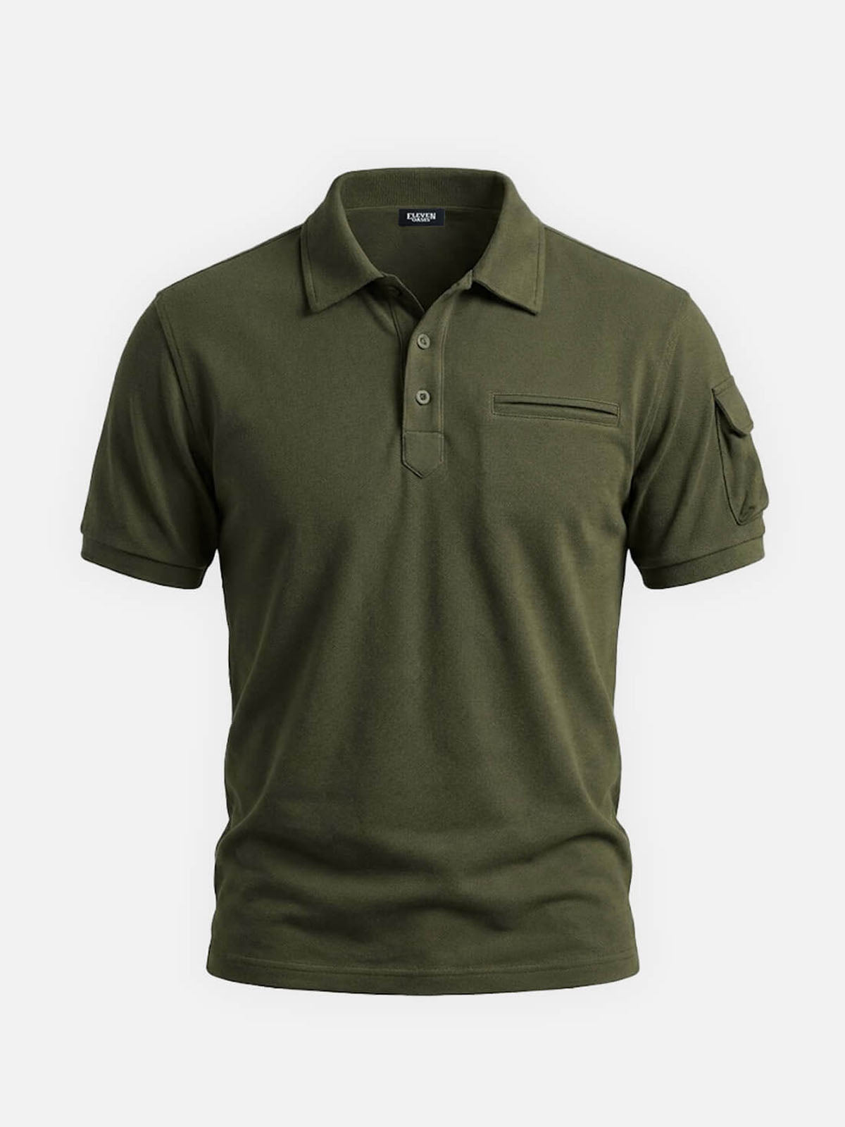 Men's Slim Fit Utility Polo Shirt Eleven Oasis