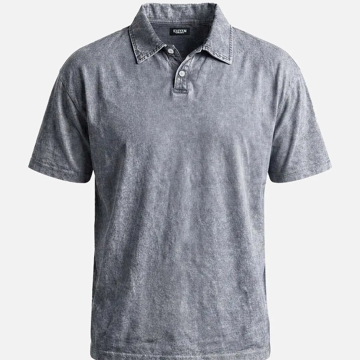 Men's Vintage Wash Short Sleeve Polo Shirt Eleven Oasis