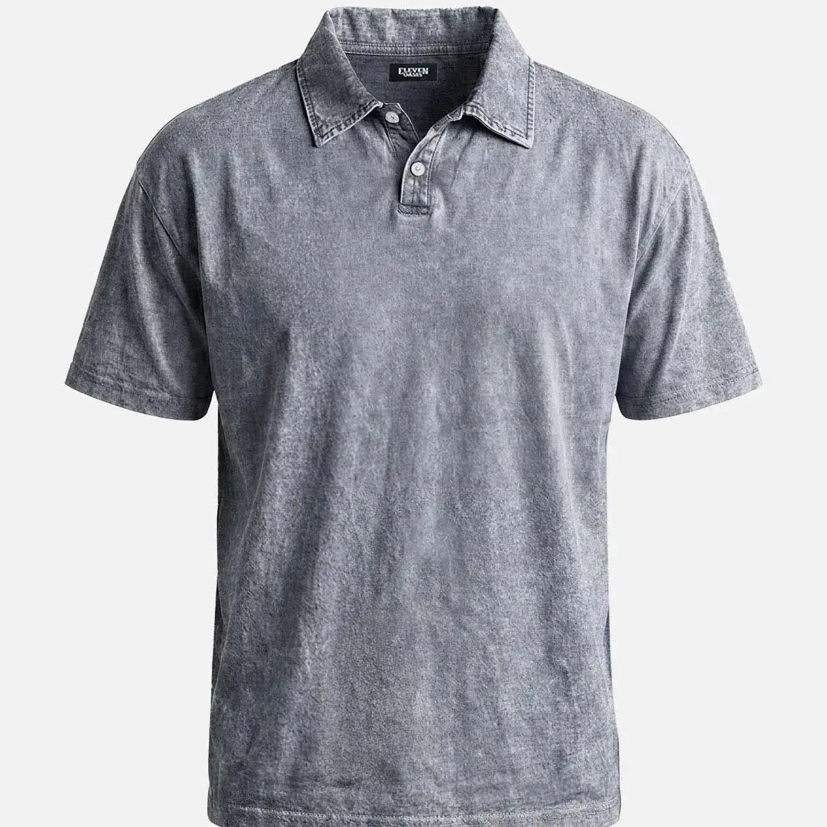 Men's Vintage Wash Short Sleeve Polo Shirt Eleven Oasis