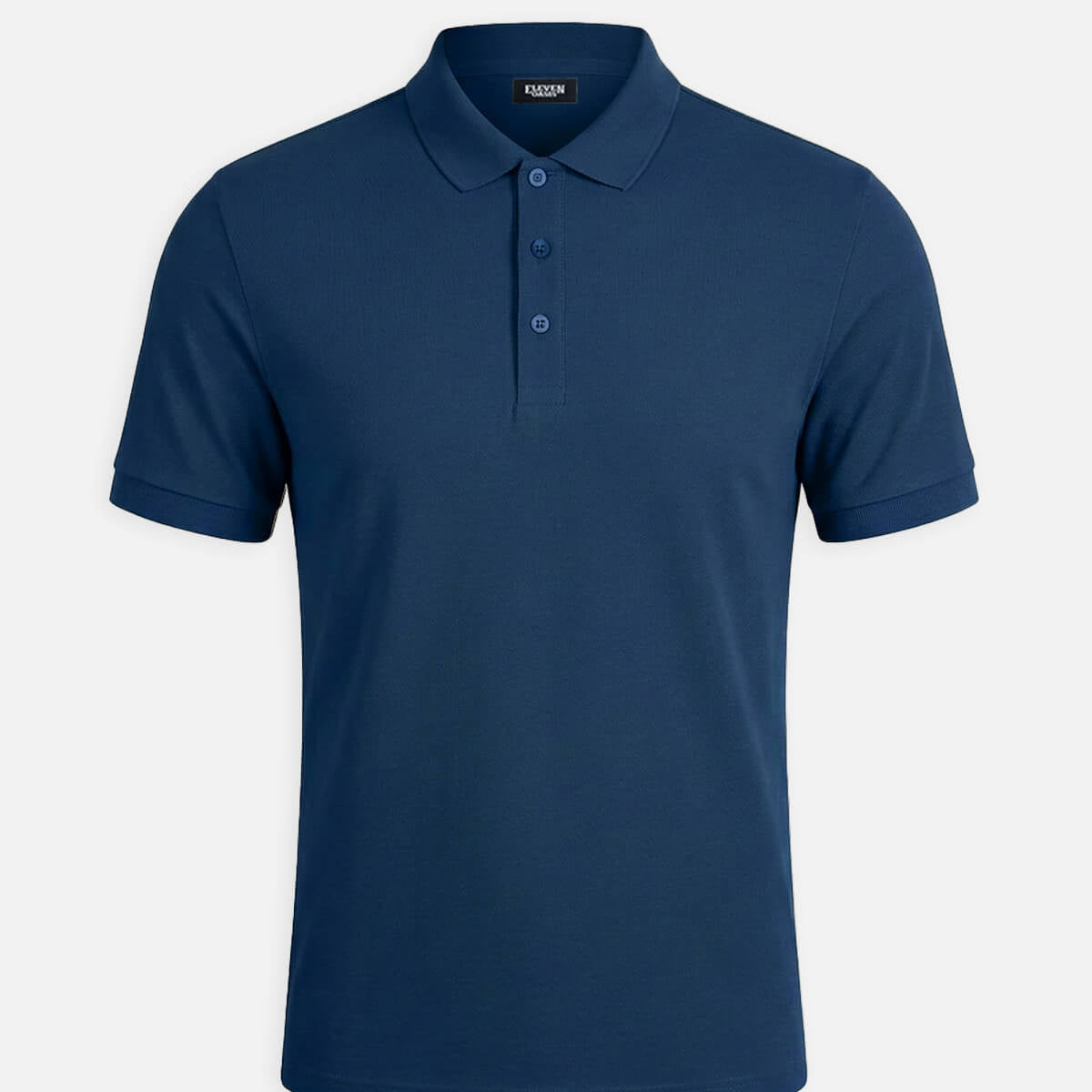 Men's Classic Everyday Cotton Blend Short Sleeve Polo Shirt Eleven Oasis