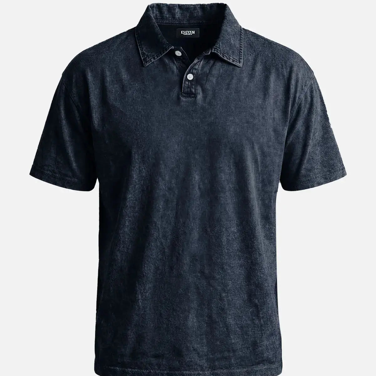 Men's Vintage Wash Short Sleeve Polo Shirt Eleven Oasis