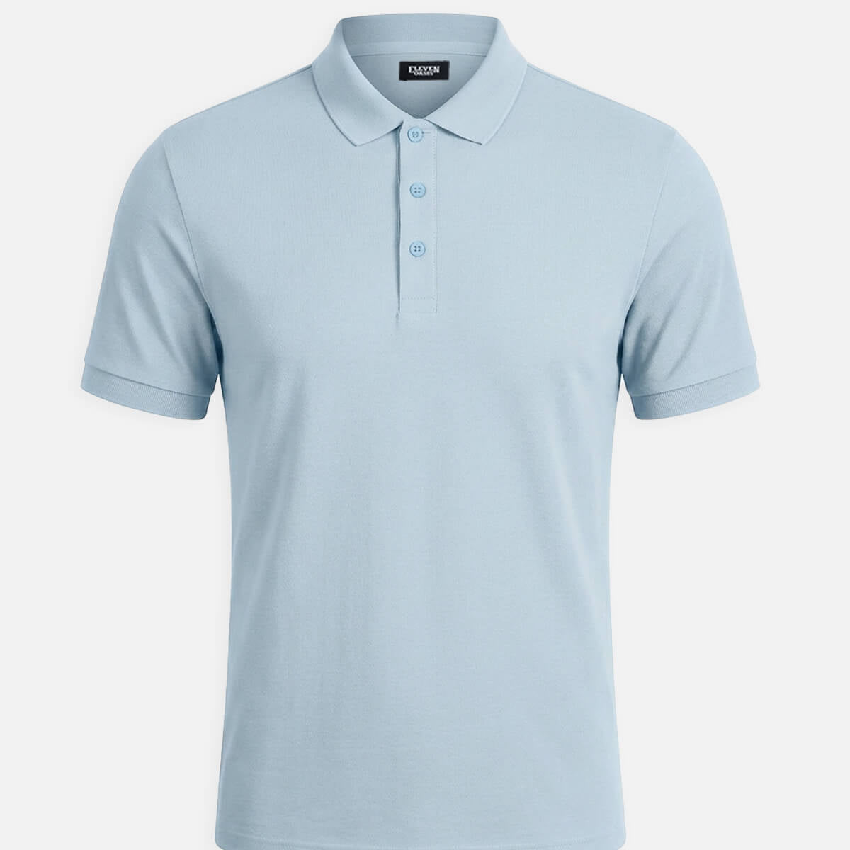 Men's Classic Everyday Cotton Blend Short Sleeve Polo Shirt Eleven Oasis