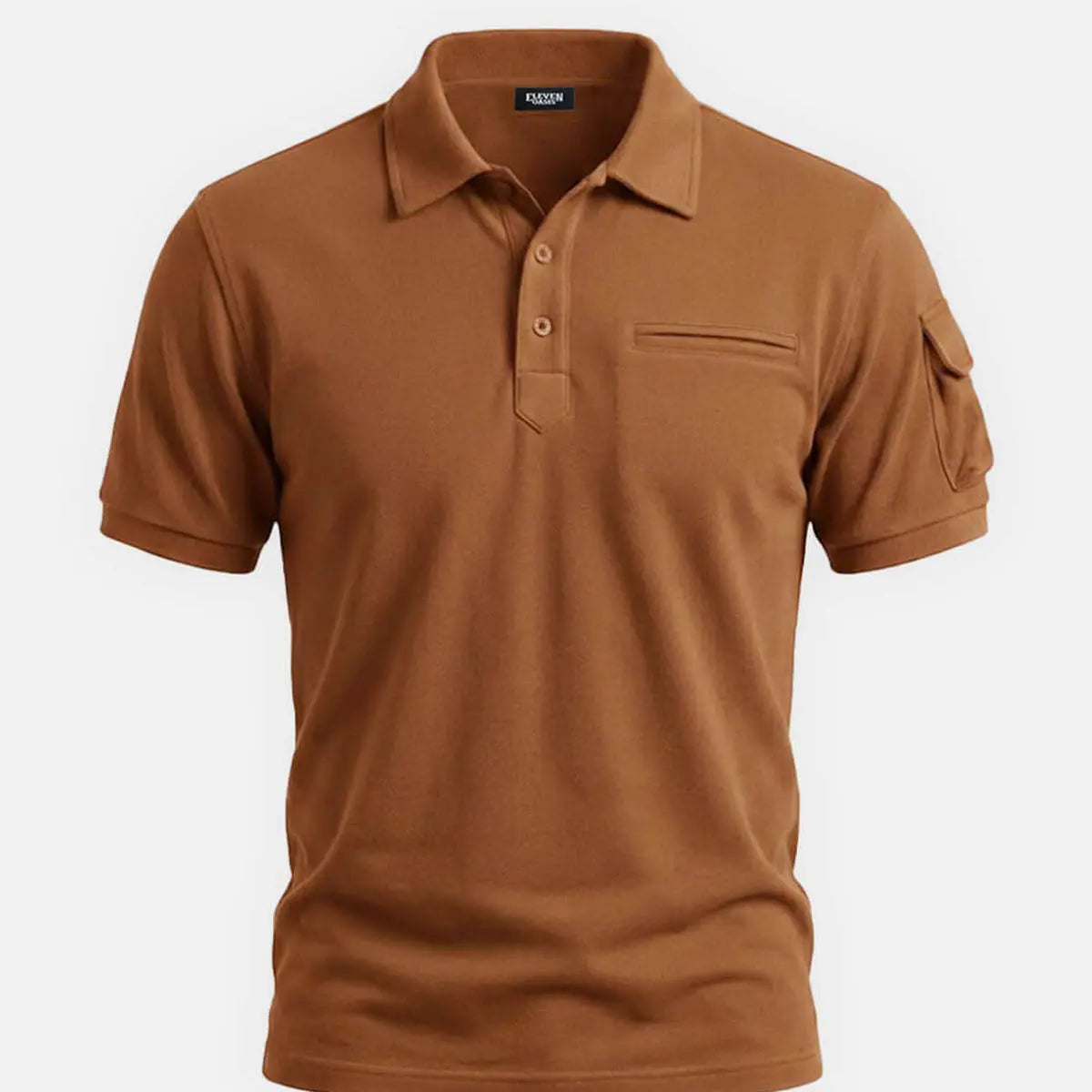Men's Slim Fit Utility Polo Shirt Eleven Oasis