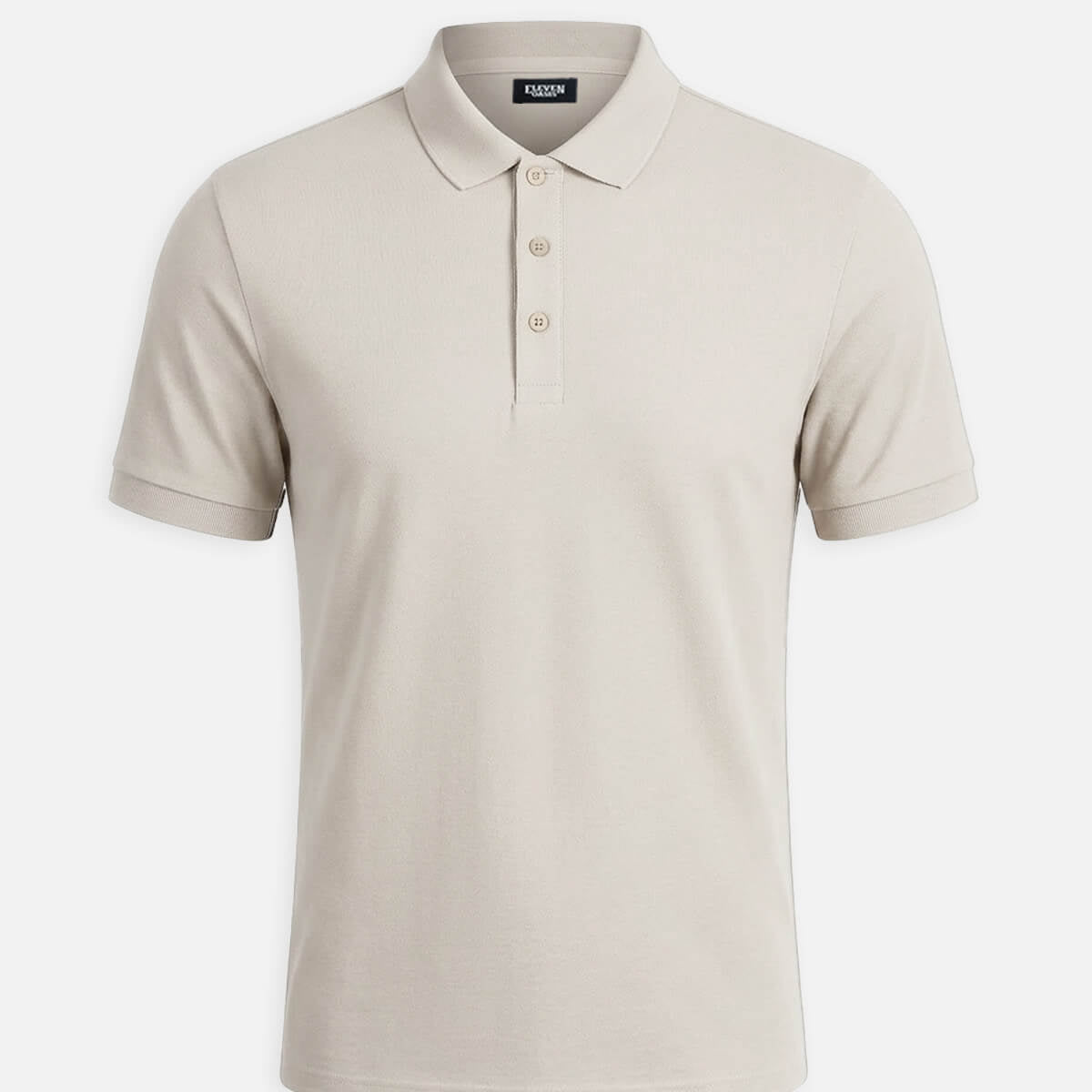Men's Classic Everyday Cotton Blend Short Sleeve Polo Shirt Eleven Oasis