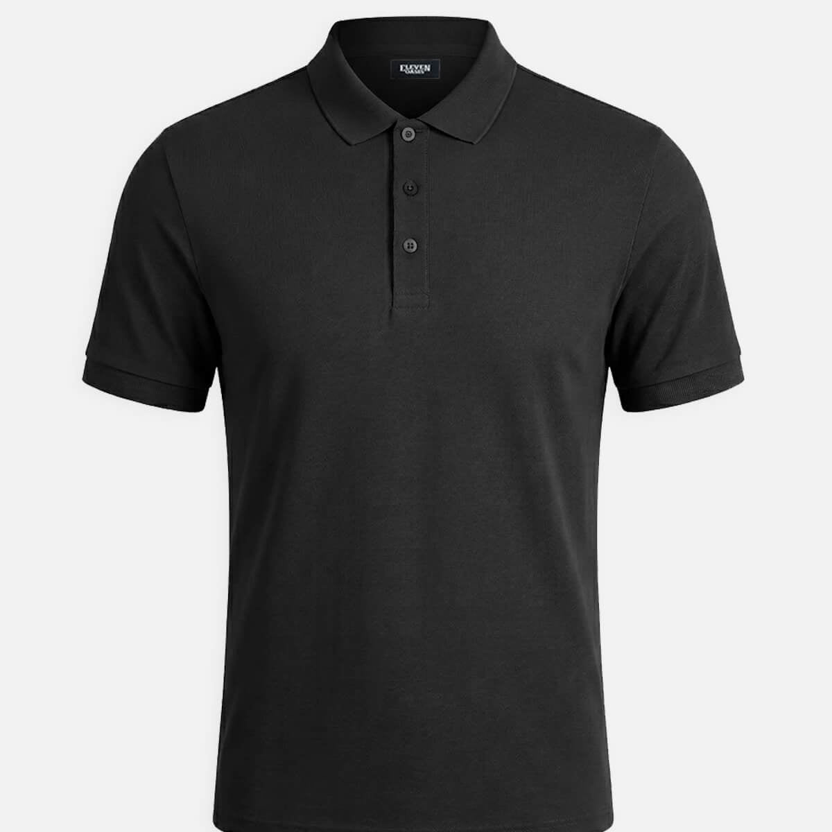 Men's Classic Everyday Cotton Blend Short Sleeve Polo Shirt Eleven Oasis