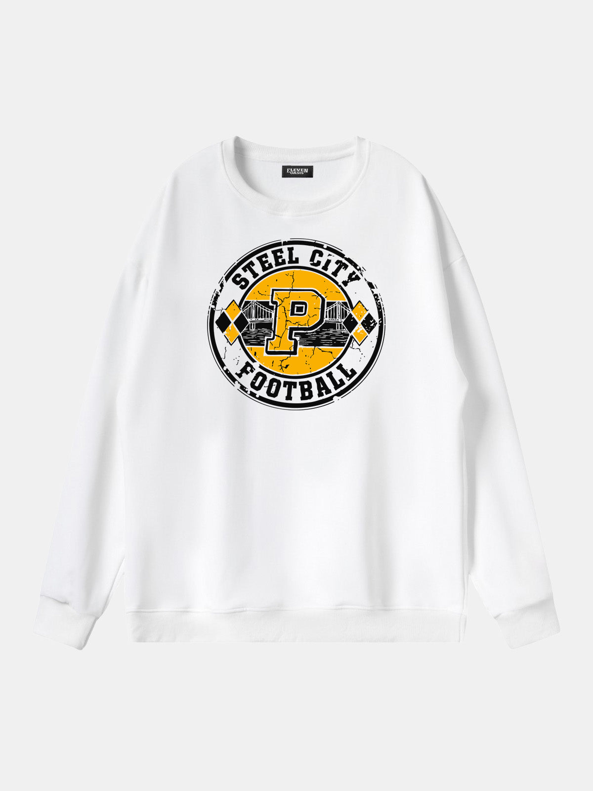 Steel City Football Graphic Sweatshirt Eleven Oasis