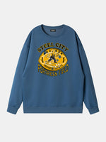 Steel City Fortress Field Football Sweatshirt Eleven Oasis