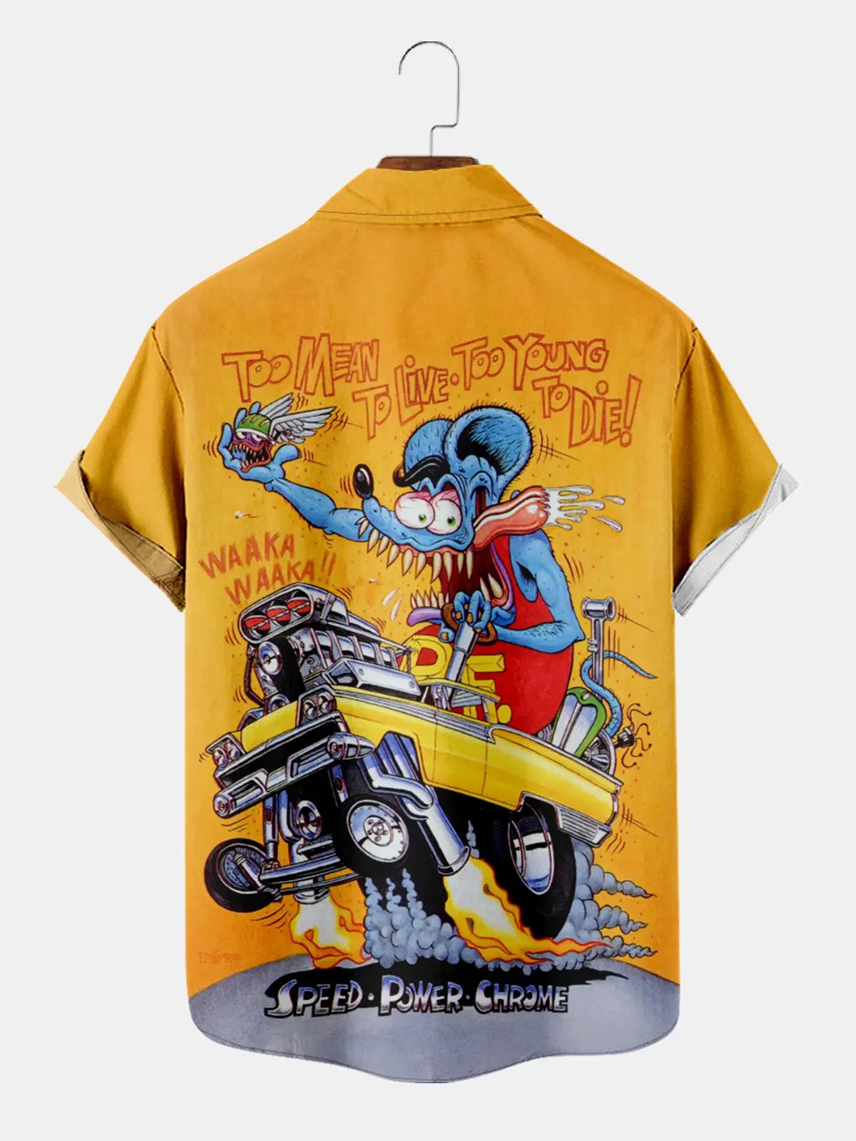 Men's Too Mean To Live Too Young To Die Short Sleeve Shirt Eleven Oasis