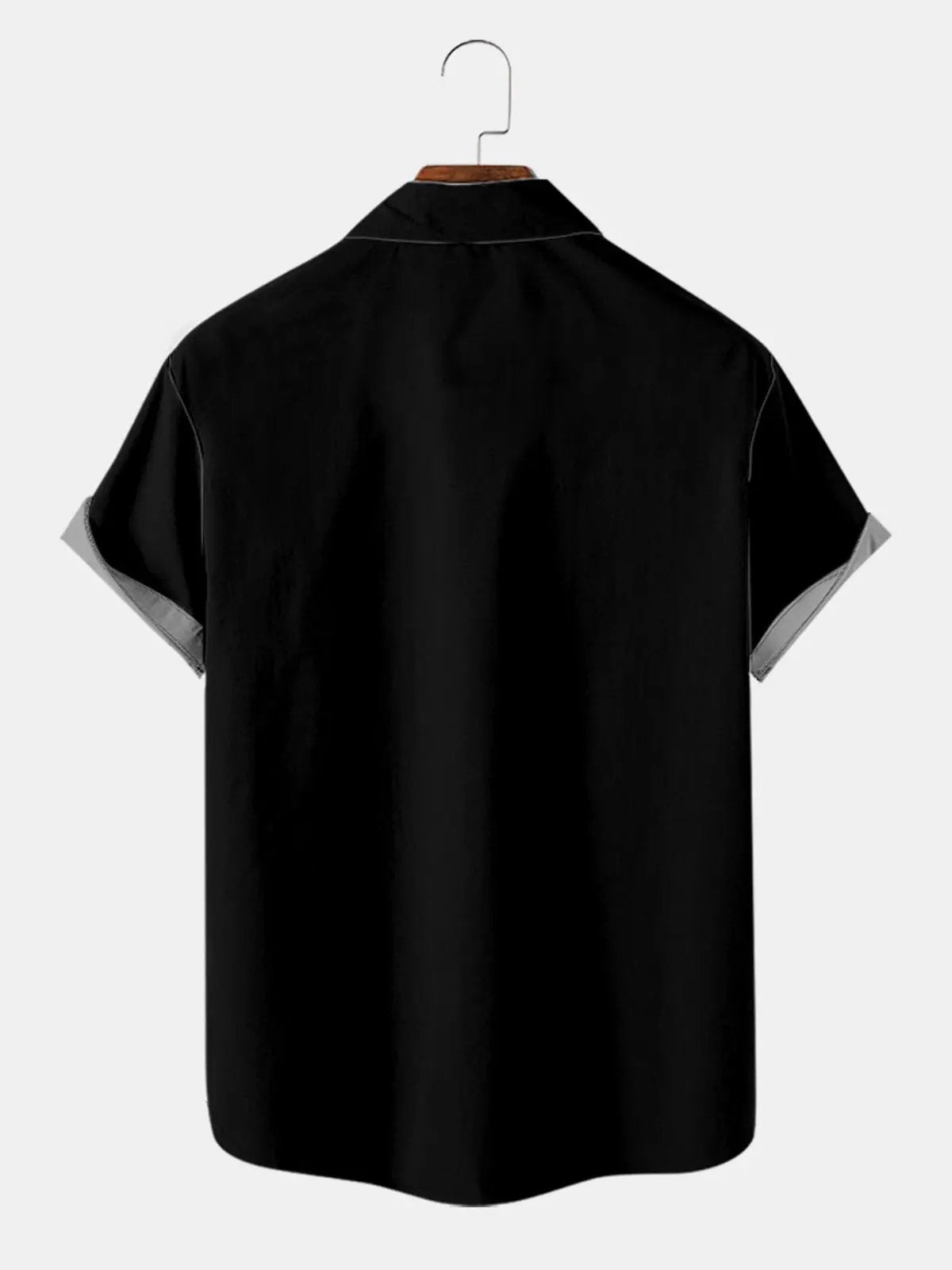 Men's Rat Fink Pinstripe Racing Panel Short Sleeve Shirt ElevenOasis