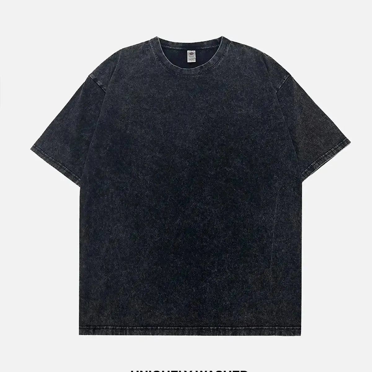 Acid Wash Cotton Basic T-Shirt - 6 Colors ElevenOasis