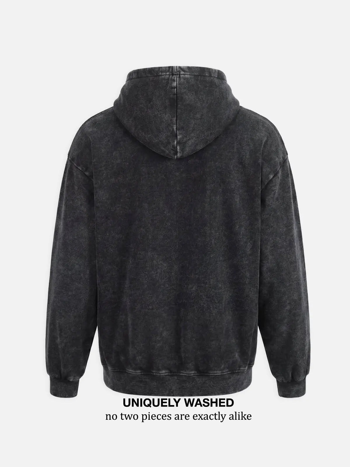 Men's Vintage Washed Zip-Up Hoodie ElevenOasis
