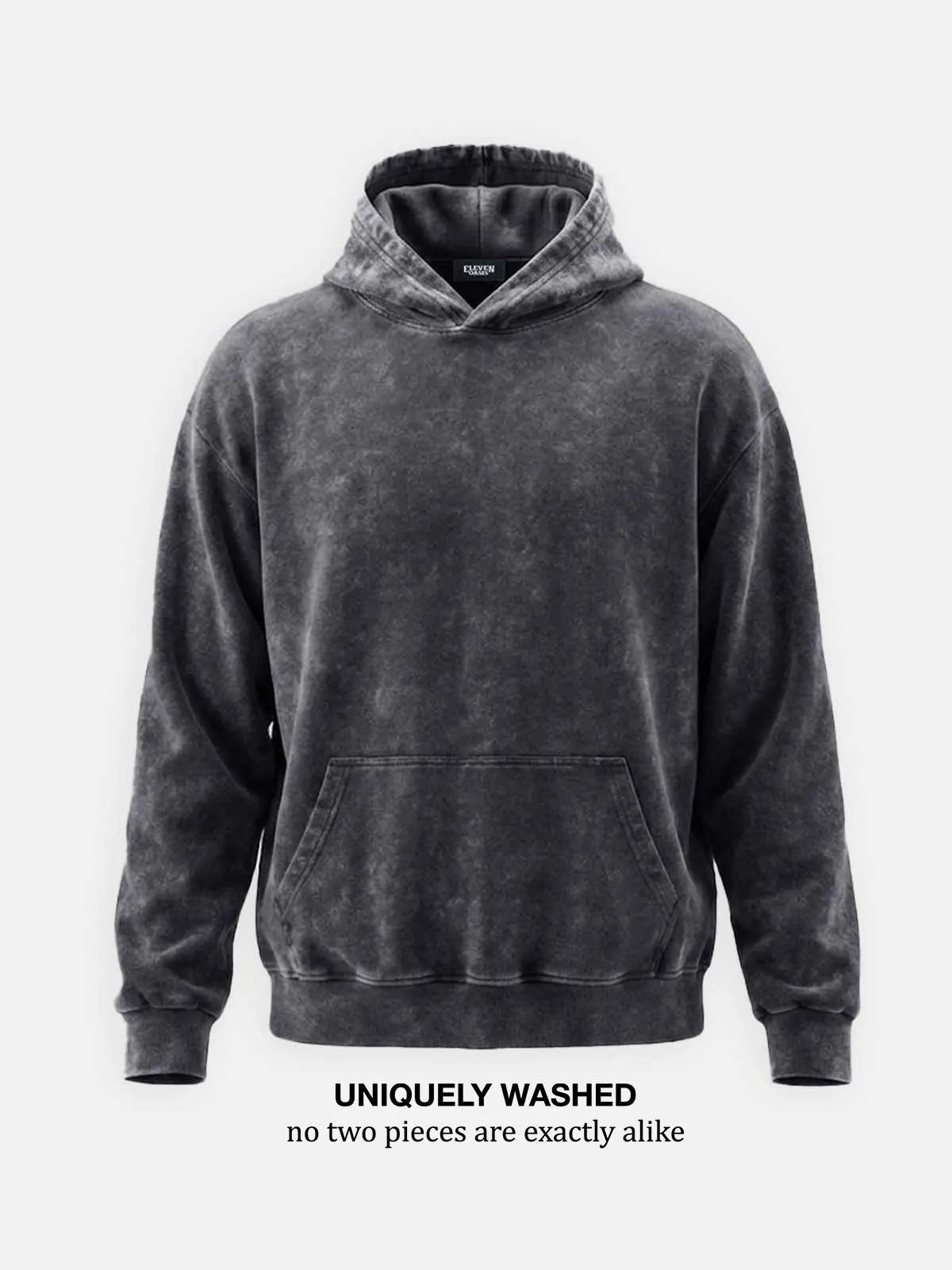 Men's Vintage Washed Cotton Hoodie ElevenOasis