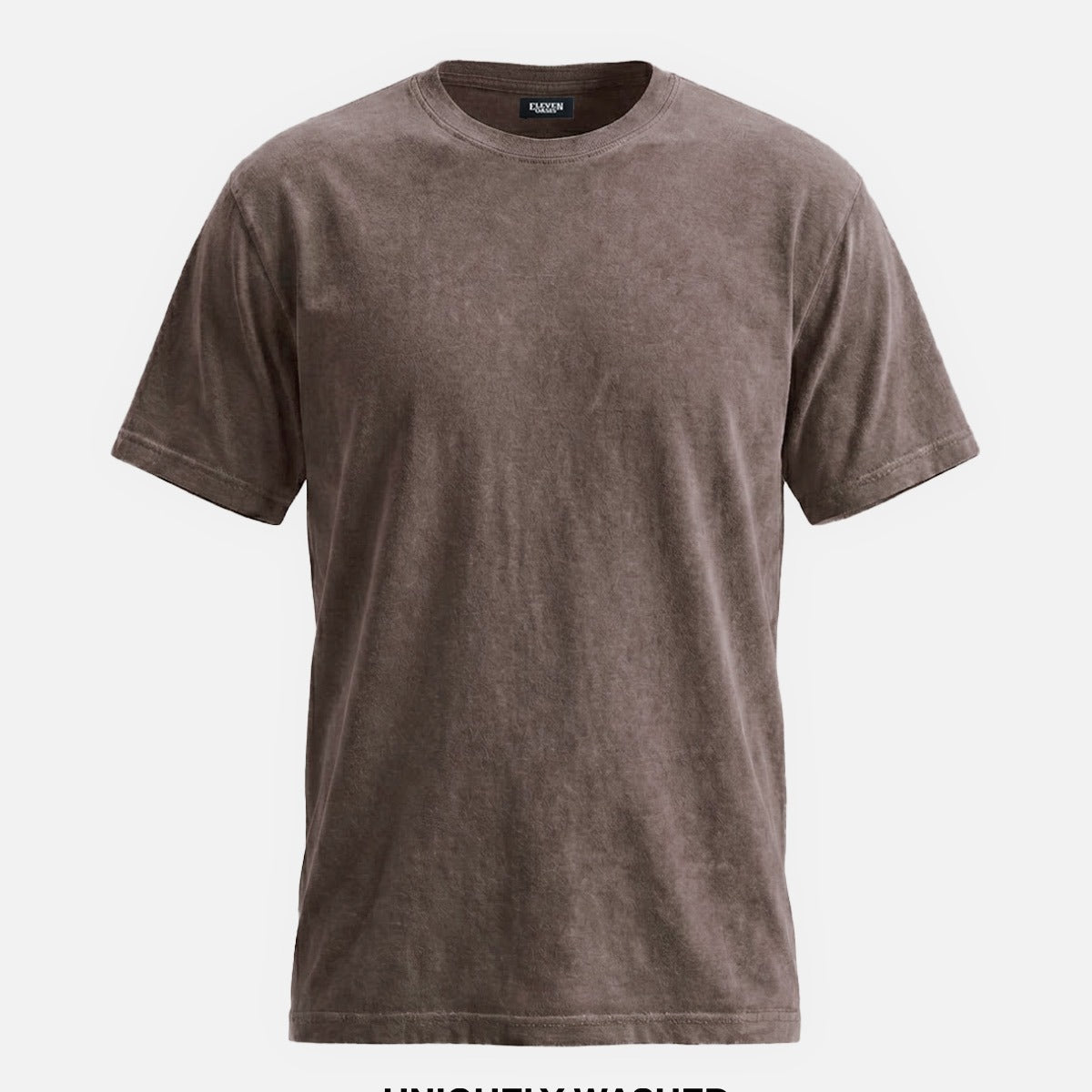Men's Washed Cotton Short Sleeve T-Shirt ElevenOasis