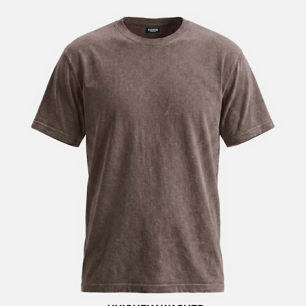 Men's Washed Cotton Short Sleeve T-Shirt ElevenOasis