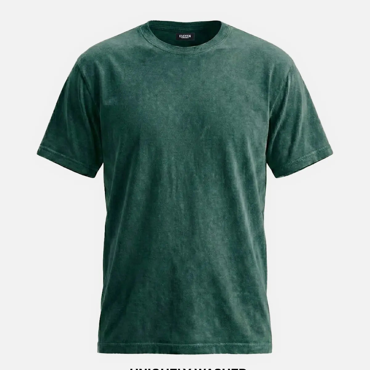 Men's Washed Cotton Short Sleeve T-Shirt ElevenOasis