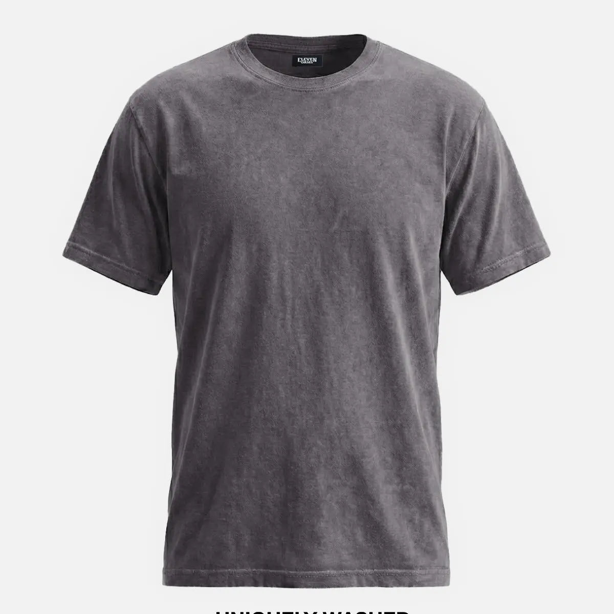 Men's Washed Cotton Short Sleeve T-Shirt ElevenOasis