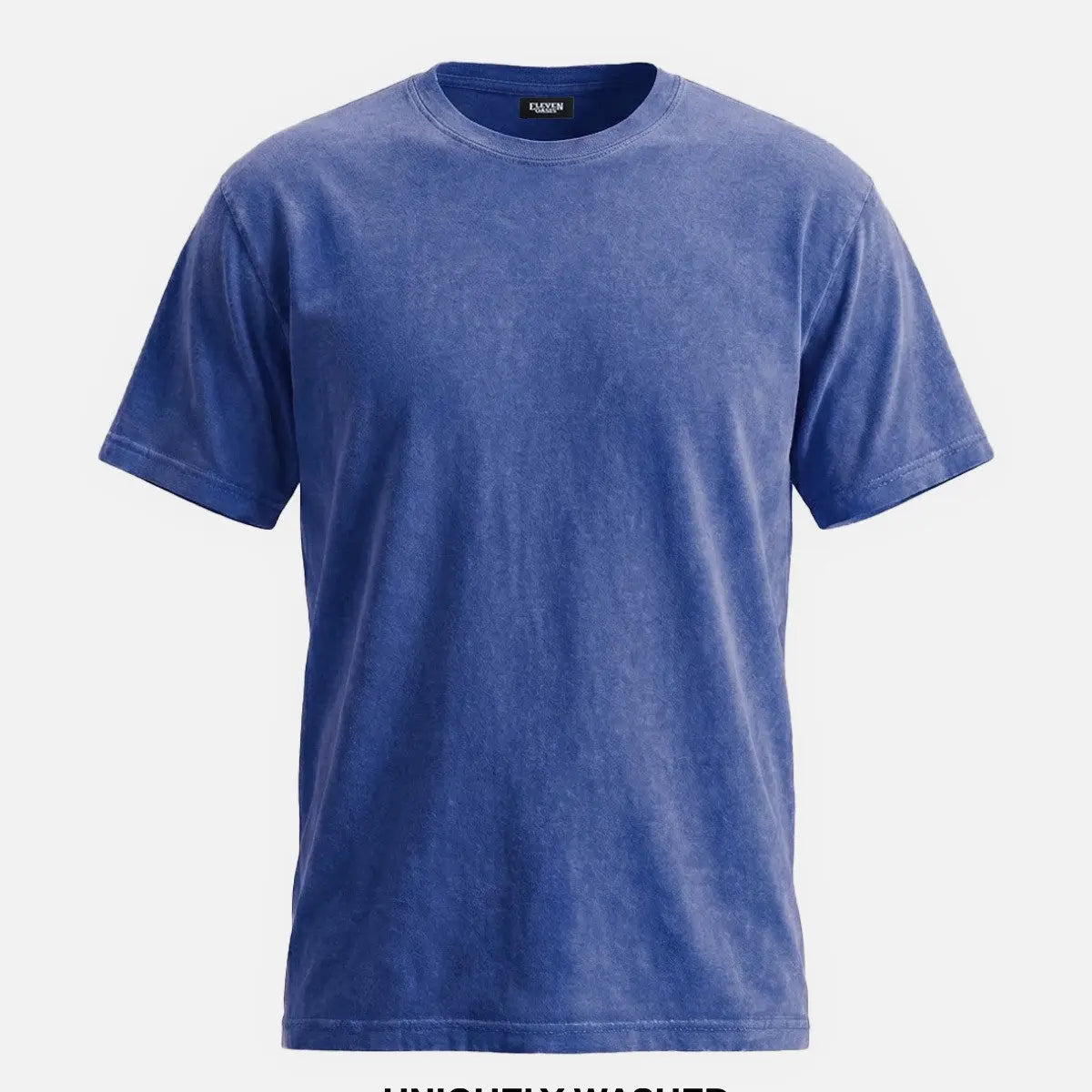 Men's Washed Cotton Short Sleeve T-Shirt ElevenOasis