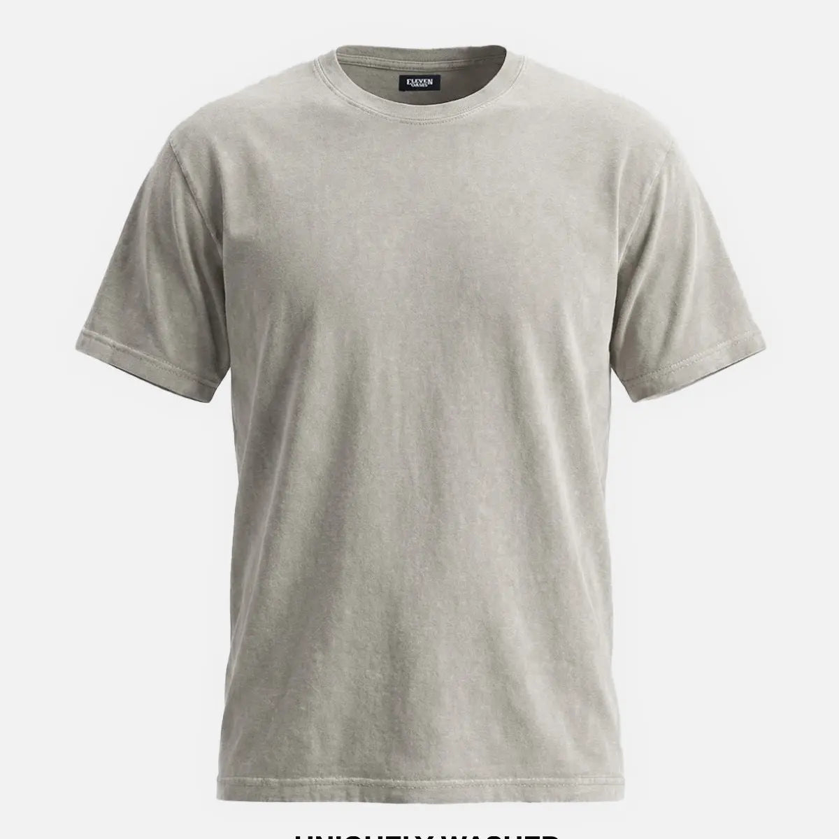 Men's Washed Cotton Short Sleeve T-Shirt ElevenOasis