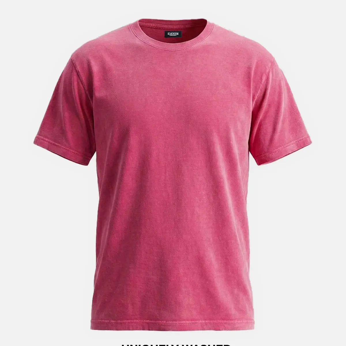 Men's Washed Cotton Short Sleeve T-Shirt ElevenOasis