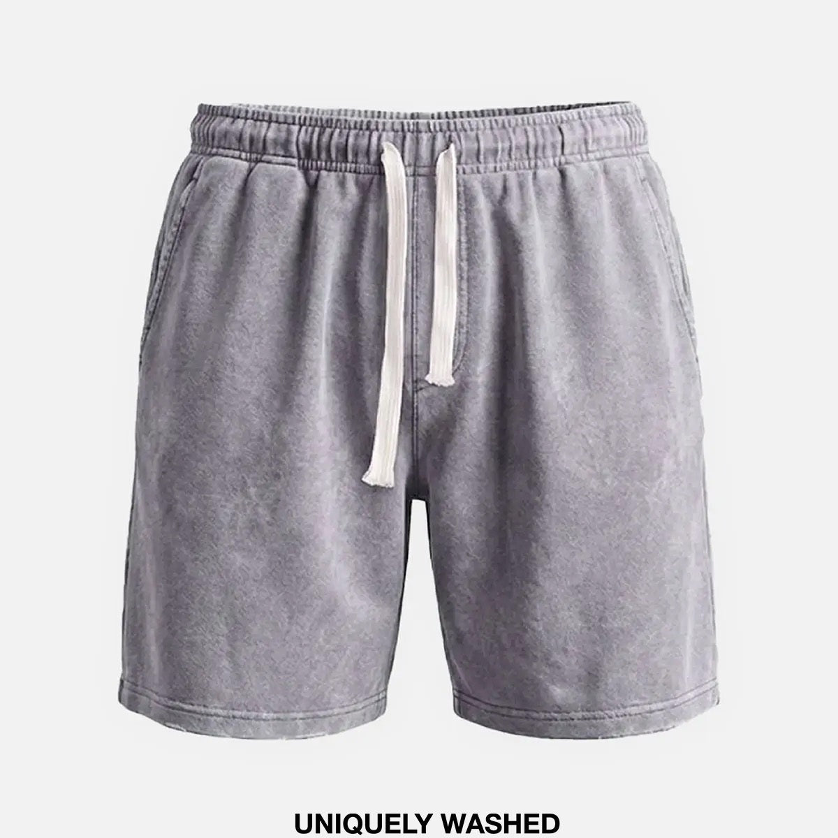 Men's Washed Cotton Drawstring Shorts ElevenOasis