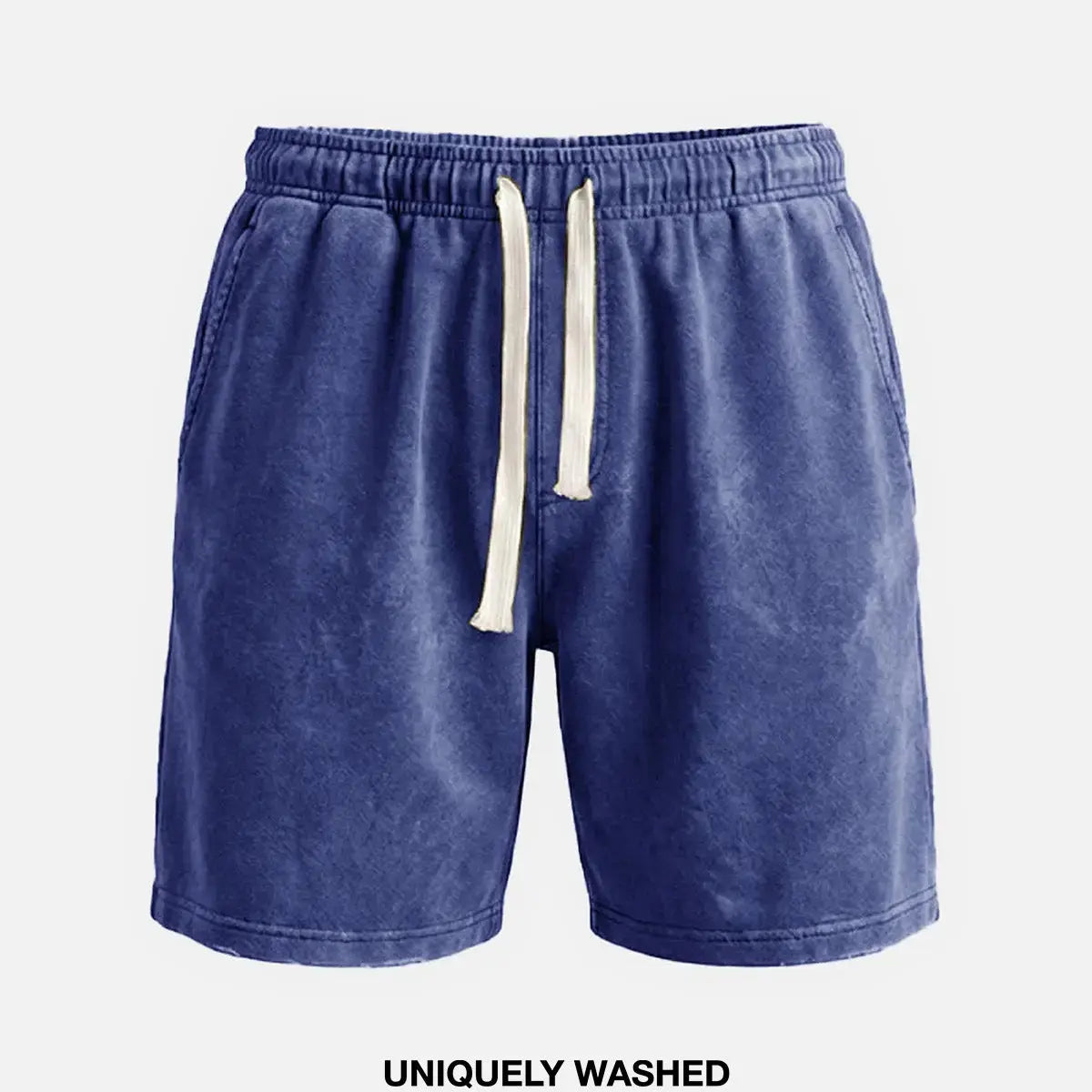 Men's Washed Cotton Drawstring Shorts ElevenOasis