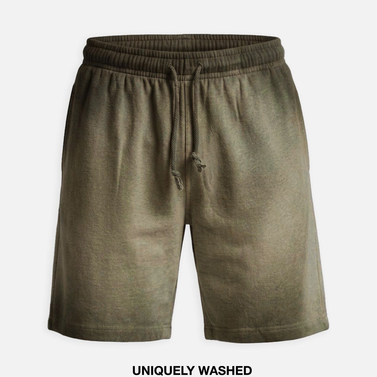 Men's Washed Gradient Drawstring Shorts Eleven Oasis