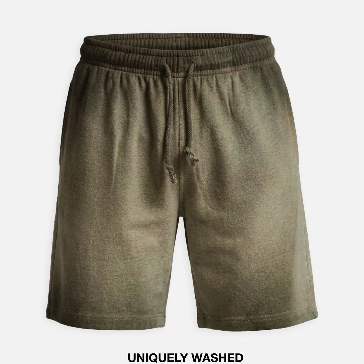 Men's Washed Gradient Drawstring Shorts Eleven Oasis