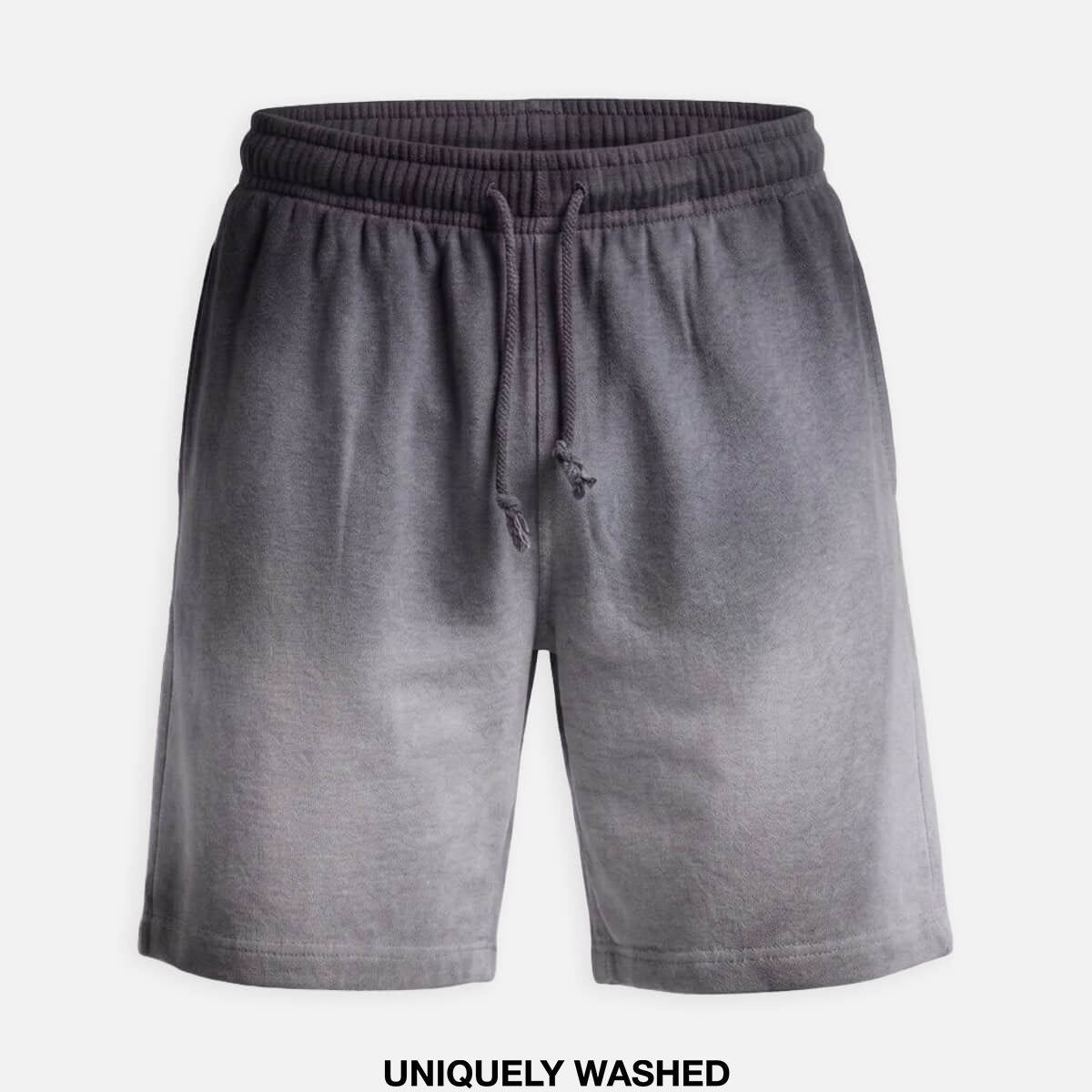 Men's Washed Gradient Drawstring Shorts Eleven Oasis